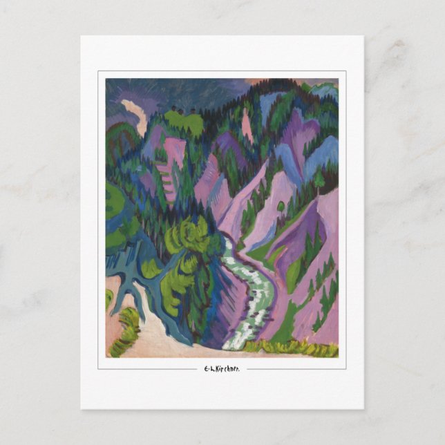 Ernst Ludwig Kirchner #232-2 - Fine Art Postcard Postkarte (Vorderseite)