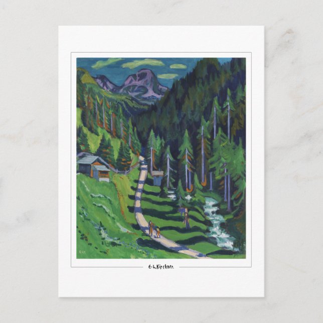 Ernst Ludwig Kirchner #338 - Fine Art Postcard Postkarte (Vorderseite)