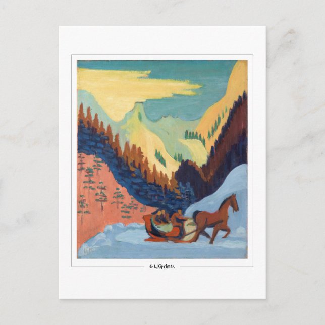 Ernst Ludwig Kirchner #444 - Fine Art Postcard Postkarte (Vorderseite)