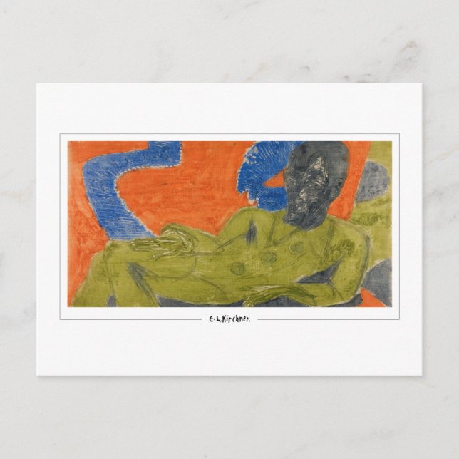 Ernst Ludwig Kirchner #8 - Kunsthistorkarte Postkarte (Vorderseite)