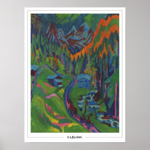 Ernst Ludwig Kirchner Affiche d'art Zedign #497