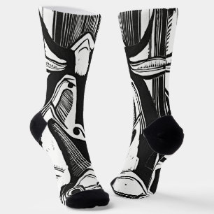Ernst Ludwig Kirchner Kuh Holzschnitt - Kunst Sock Socken