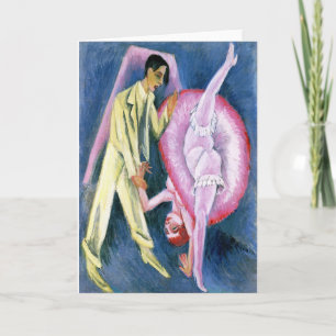 Ernst Ludwig Kirchner - Tanzen-Paar Karte