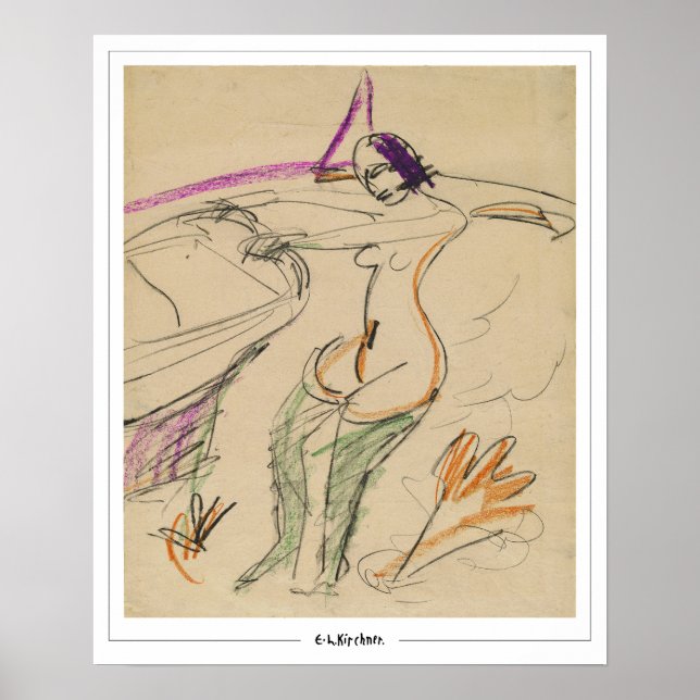 Ernst Ludwig Kirchner Zedign Art Poster #171 (Vorne)