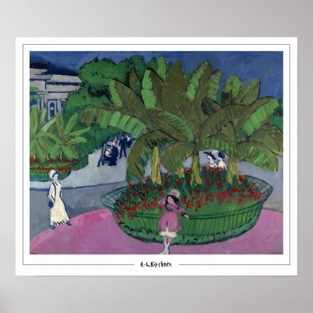 Ernst Ludwig Kirchner Zedign Art Poster #263-2 (Vorne)