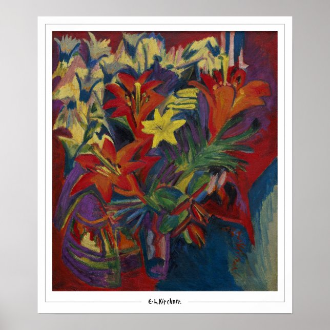 Ernst Ludwig Kirchner Zedign Art Poster #41 (Vorne)