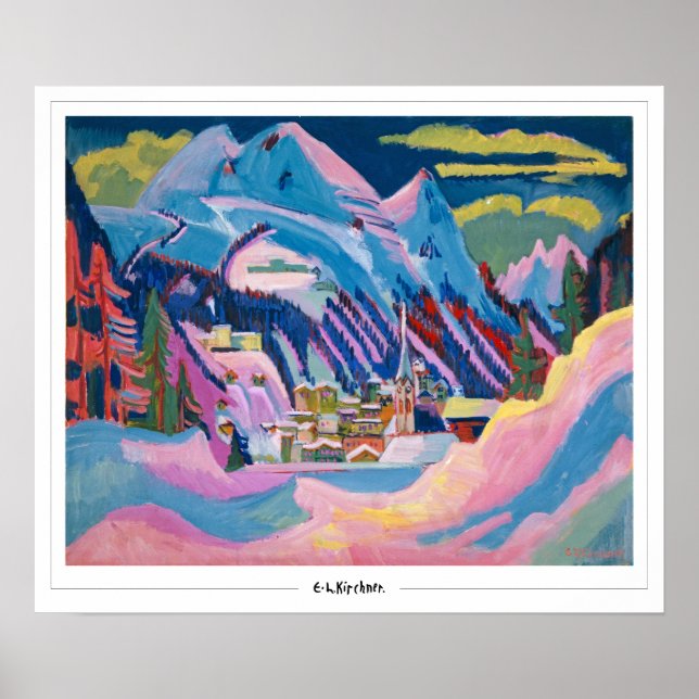 Ernst Ludwig Kirchner Zedign Art Poster #464 (Vorne)
