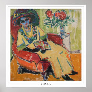 Ernst Ludwig Kirchner Zedign Kunstposter #141-2 Poster