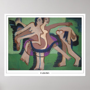 Ernst Ludwig Kirchner Zedign Kunstposter #537-2 Poster
