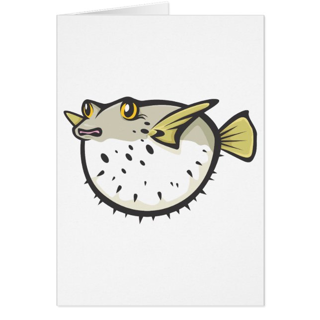 Ernste Puffer-Fische in Schwarzweiss (Vorne)