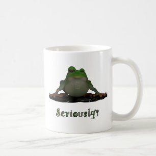 Ernster Frosch Kaffeetasse