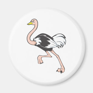 Ernster Strauß-Vogel Magnet