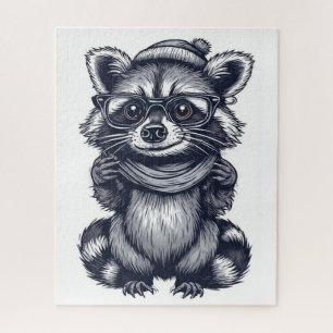 Ernster Waschbär-Puzzle