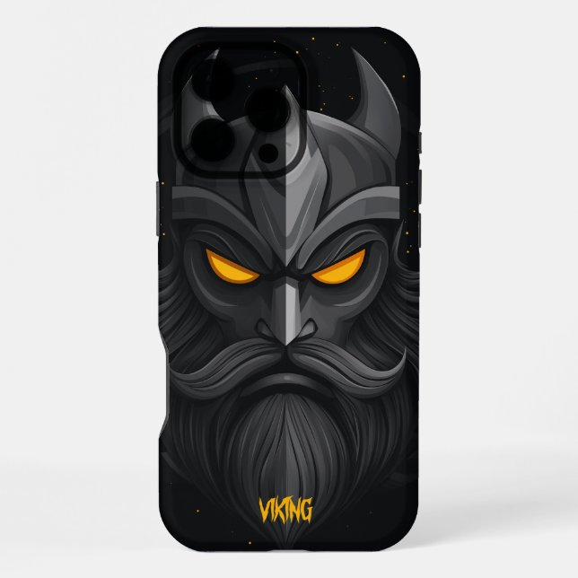 Ernster Wikinger iPhone 16 Pro Max Hülle (Rückseite)
