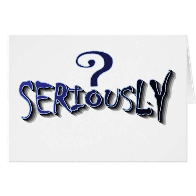 ernsthaft (Vorderseite (Horizontal))