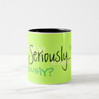 Ernsthaft Kaffee-Tasse Zweifarbige Tasse