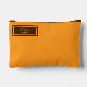 Ernsthaft Klassisch Minimal Einfach Orange Zubehörtasche