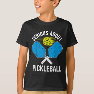 Ernsthaft über Pickleball lustiges Pickle Ball  T-Shirt