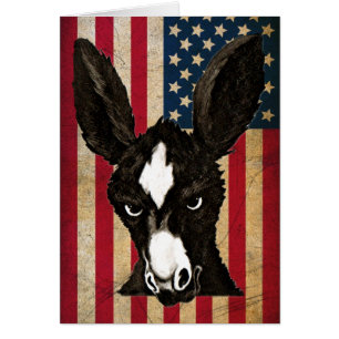 Ernsthafte Politik des Donkey-Schreib deinen eigen