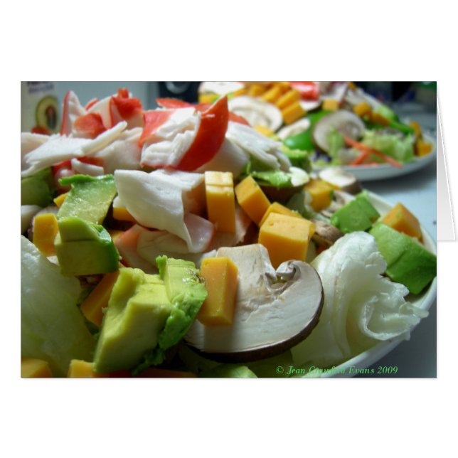 Ernsthafter Salat (Vorderseite (Horizontal))