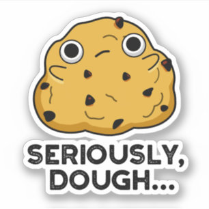 Ernsthaftes Teig Funny Baking Food Puff Aufkleber