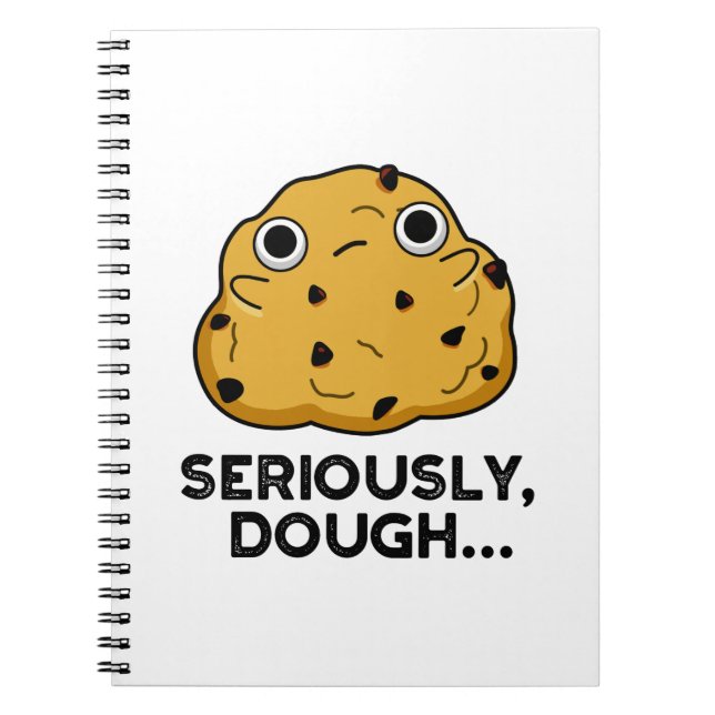 Ernsthaftes Teig Funny Baking Food Puff Notizblock (Vorderseite)