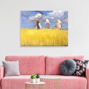 Erntarbeiter Anna Ancher Leinwanddruck