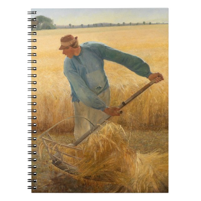 Ernte 1885 von Laurits Andersen Ring Notizblock (Vorderseite)