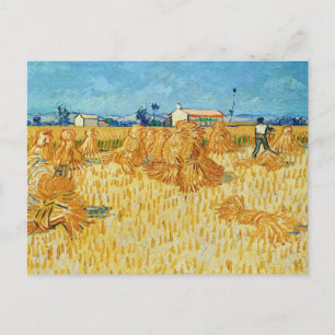 Ernte in der Provence von Van Gogh Postkarte