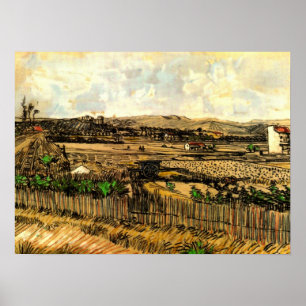 Ernte in Provence Montmajour von Vincent van Gogh Poster
