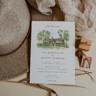 Ernte-Inn-Napa-Valley-Hochzeitseinladung Einladung