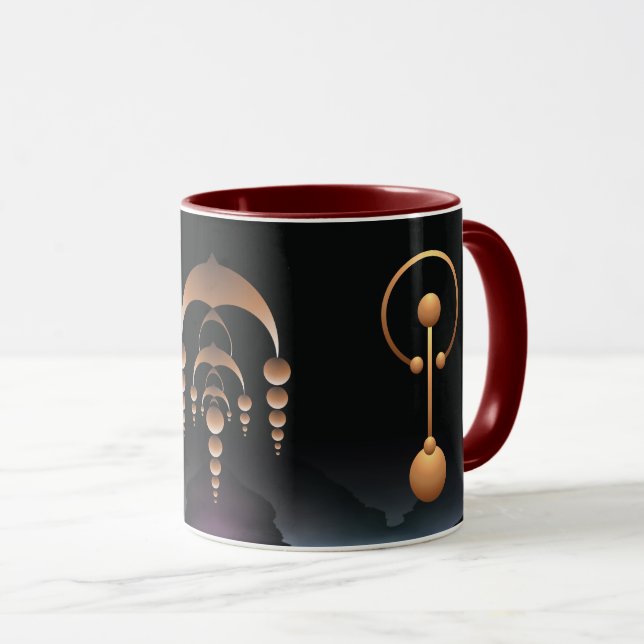 Ernte-Kreise Tasse (VorderseiteRechts)