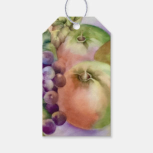 Ernte Obst Geschenkverpackung   Birnen & Äpfel Geschenkanhänger