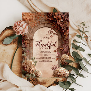 Ernte Weingarten Erntedank Abendessen Einladung