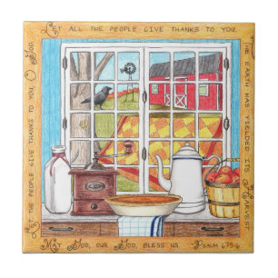 Ernte-Zuhause-Inspirational Fliese