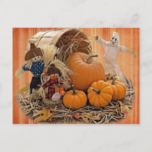 Ernteausfälle und Ghost-Postkarte Postkarte