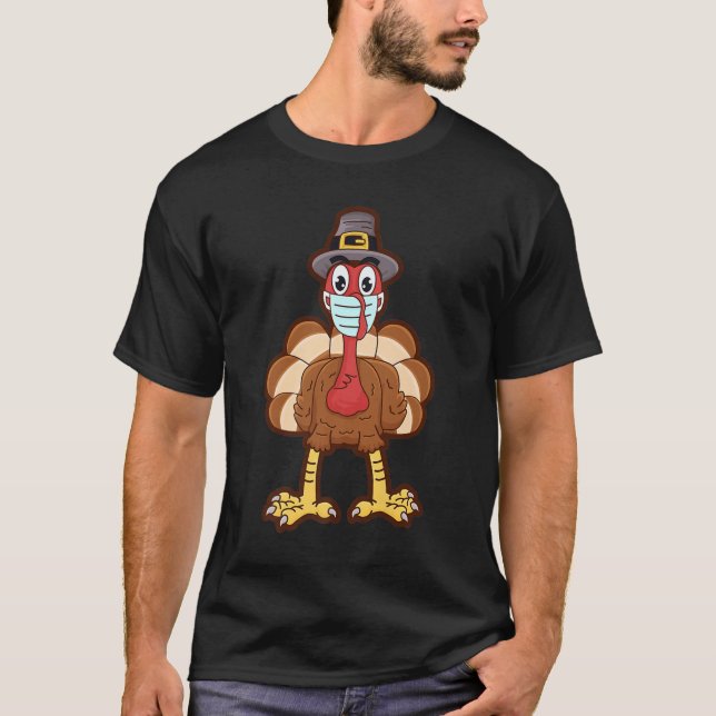 Erntedank 2020 Türkei Wearing Mask Quarantine G T-Shirt (Vorderseite)