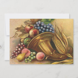 Erntedank Abendessen Einladung