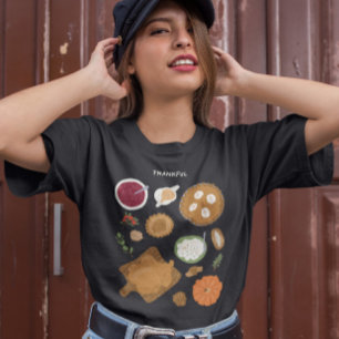Erntedank Abendessen Herbst T-Shirt