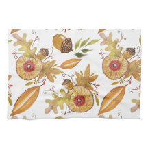 Erntedank Acorn Fall Stimmung Wasserfarbe