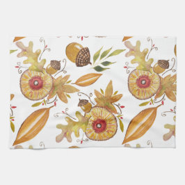 Erntedank Acorn Fall Stimmung Wasserfarbe Geschirrtuch