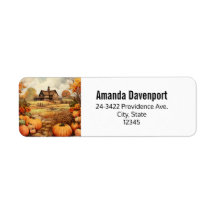 Erntedank-Adresse der Pumpkin Farm Fall Harvest