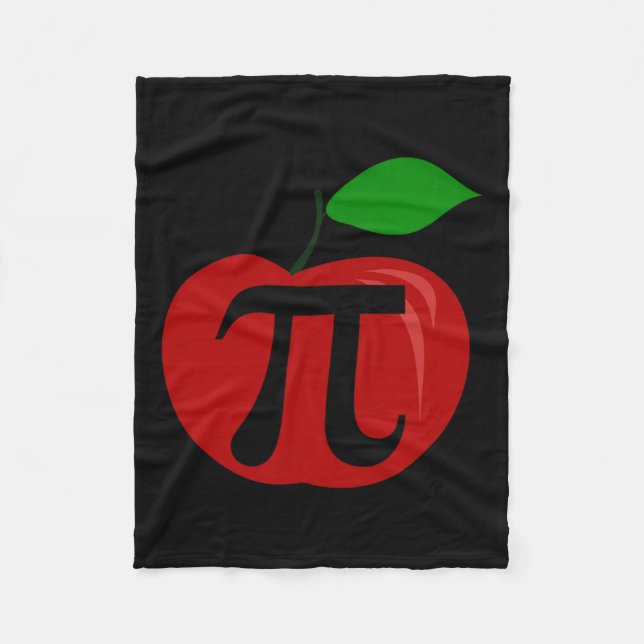 Erntedank Apple Pie Lover Funny Pi Day Math Tee Fleecedecke (Vorderseite)