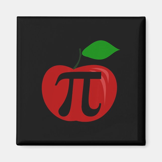 Erntedank Apple Pie Lover Funny Pi Day Math Tee Magnet (Vorne)