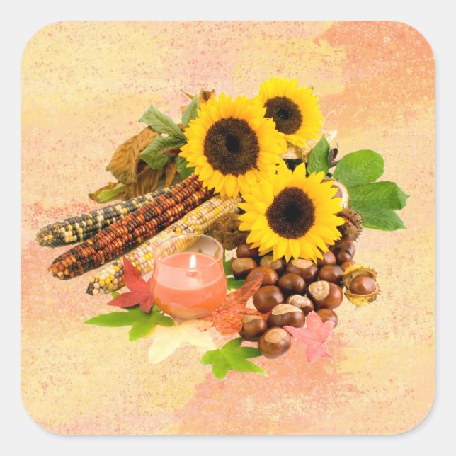 Erntedank Array 1 Aufkleber (Vorderseite)