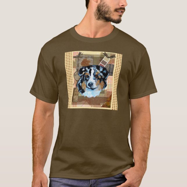 ERNTEDANK AUSTRALIAN SHEPHERD T-Shirt (Vorderseite)