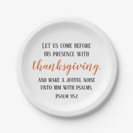 Erntedank Bible Verse Script Pappteller