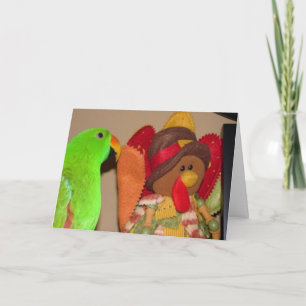 Erntedank Birds Feiertagskarte