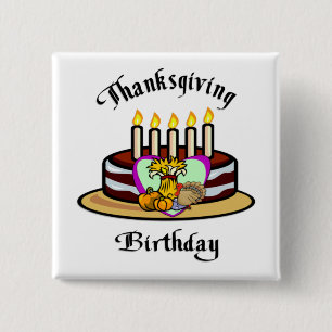 Erntedank Birthday Button