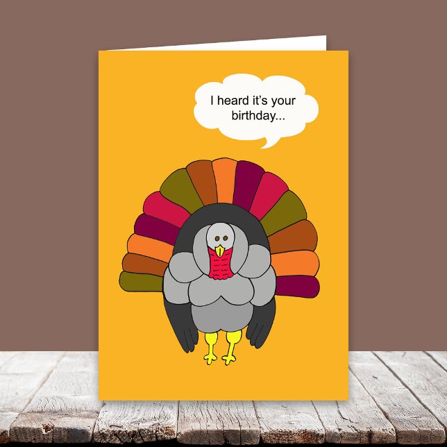 Erntedank Birthday — Türkei Feiertagskarte (Von Creator hochgeladen)